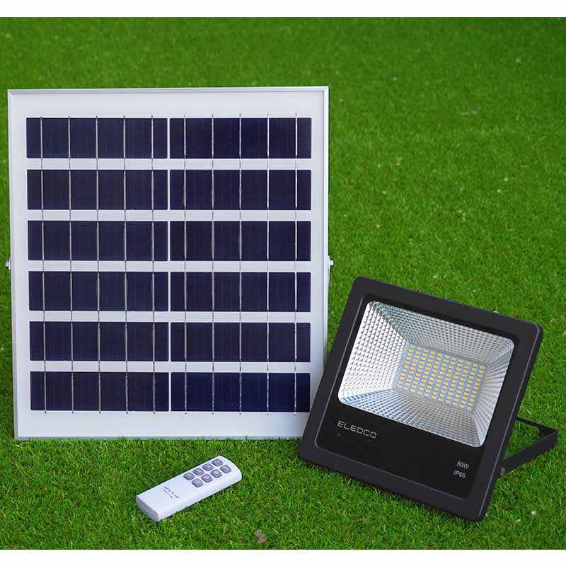 REACONDICIONADO: Foco Solar 80W, Luz Neutra 4000K