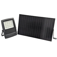 Faretto Solare 200W All-Black, Luce Calda 3000K / Luce Bianca 6000K, Sensore di Movimento
