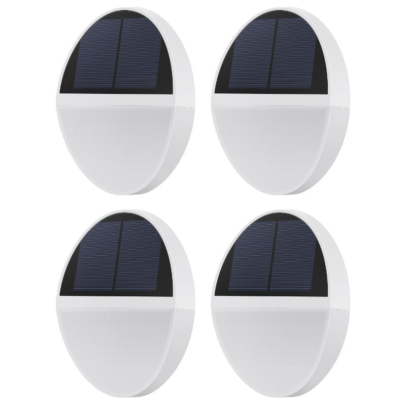 Applique Solare Bianca con Sensore di Movimento