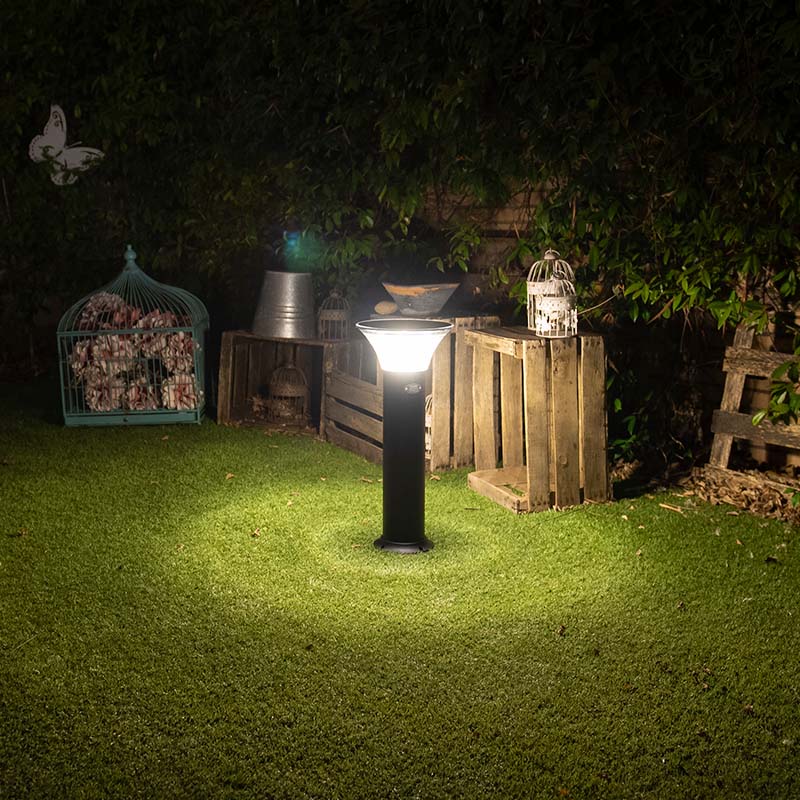 Paletto Solare LED da Esterno, 3 Colori di Luce, Altezza 60 cm (Disponibile da aprile 2026)