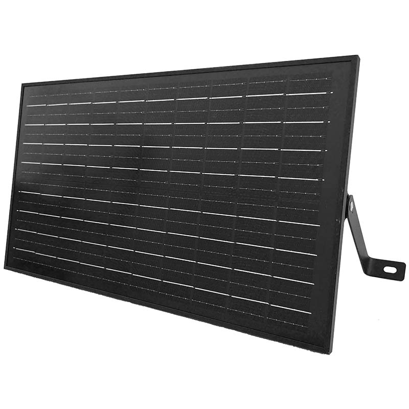 Faretto Solare 150W All-Black, Luce Calda 3000K / Luce Bianca 6000K, Sensore di Movimento